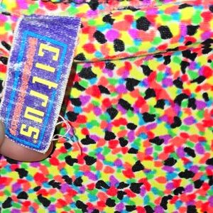 Vintage Neon Confetti Wrap Swim Cover Up